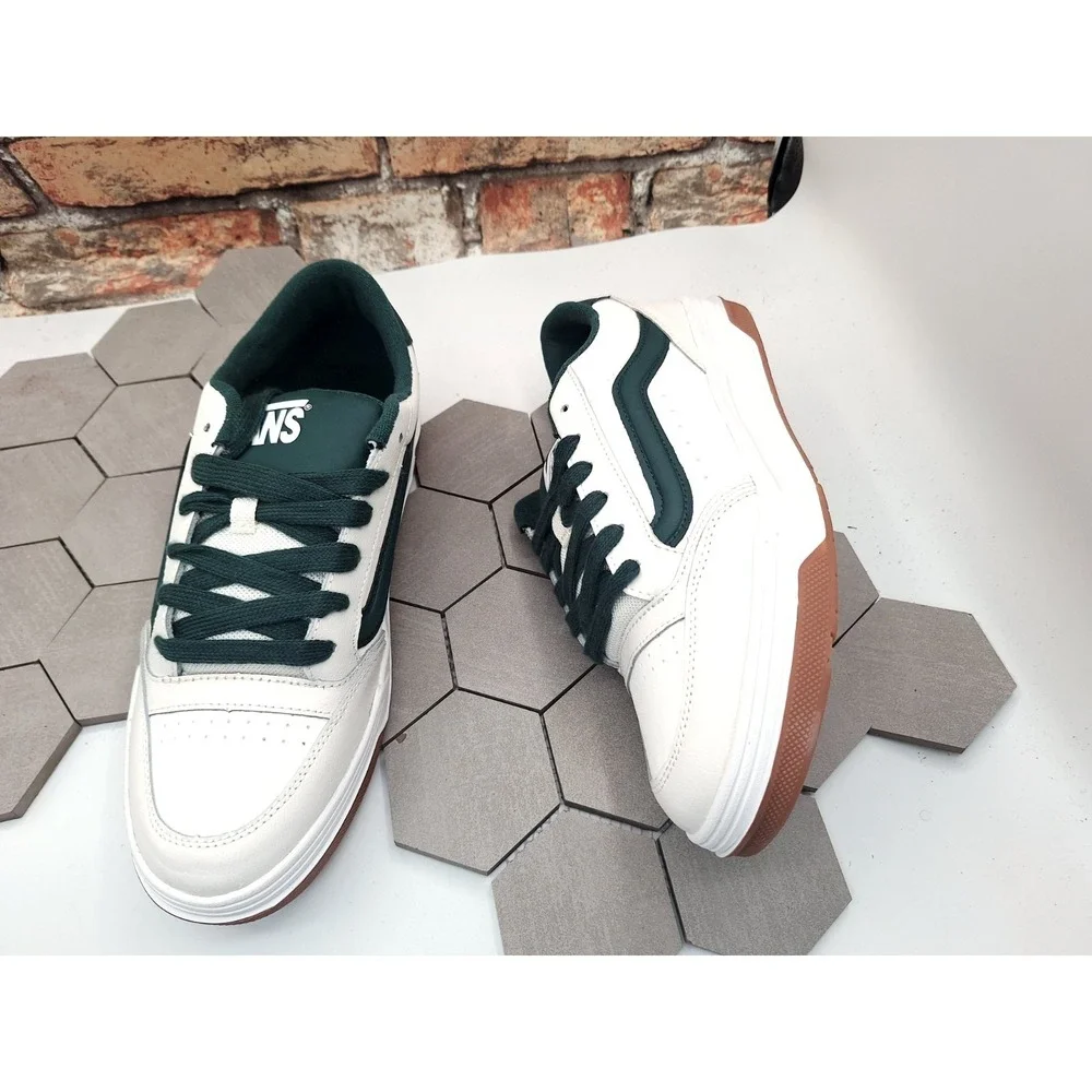 Vans Hylane White Green Men's 11 New Chunky‎ Skate Knu Skool Style Sneakers
